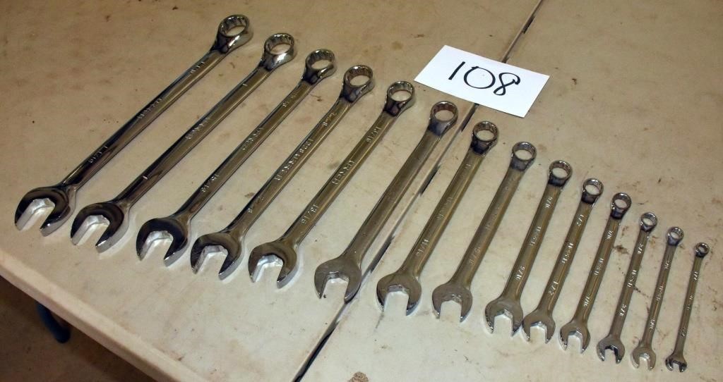 (14) Urrea wrenches - 1/4 thru 1 1/16"