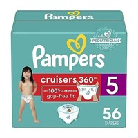 Pampers Cruisers 360 Diapers Size 5 56 Count