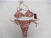 SHEKINI Women's MD 2-Piece Bikini Set, Multi