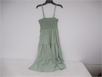 Kantenia Women's SM Summer Green Dress