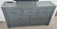 Painted Wood Java Furniture 7-Drawer Dresser