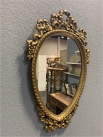 Gilt  Framed Mirror 13 x 24
