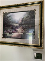 Matted framed picture