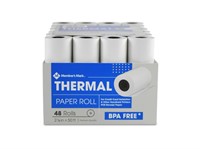 Thermal Receipt Paper Rolls, 21/4in Members Mark