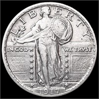 1917 T2 Standing Liberty Quarter CLOSELY