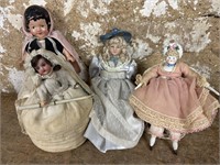 Four Dolls