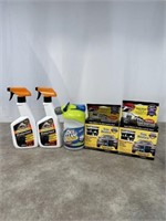 Assortment of Car Cleaning Products