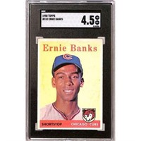 1958 Topps Ernie Banks Sgc 4.5