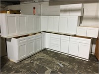 Dove White Kitchen Cabinet Set