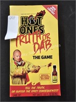 hot ones truth or dare game (display area)