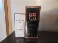 Unopened Chanel No. 5 and Ysatis perfume