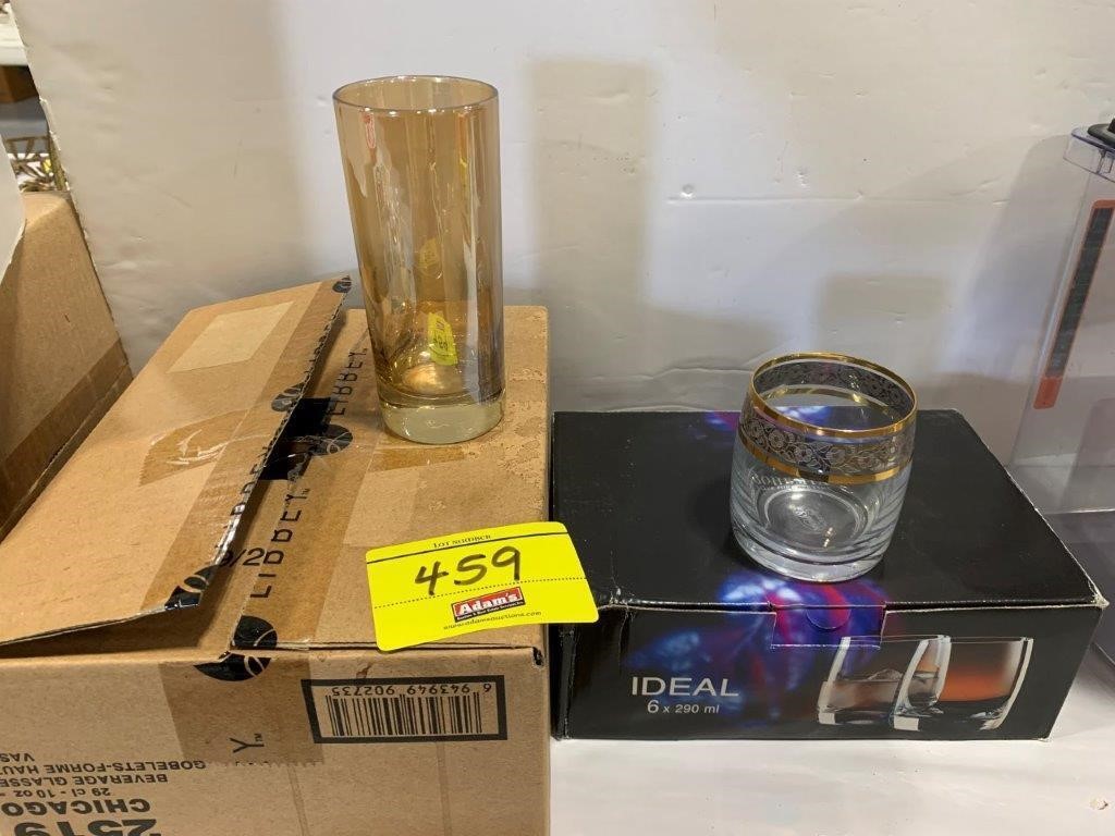 CASE OF LIBBEY CHICAGO TUMBLERS, CASE OF IDEAL