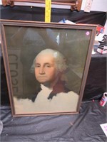 NO SHIPPING -Antique George Washington Print