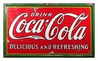 Coca Cola 1932 Porcelain Sign