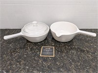 Vintage Corningware P-81-B/P-89-B Ceramic Dishes
