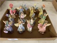 Twelve Collectible Wildflower Angels
