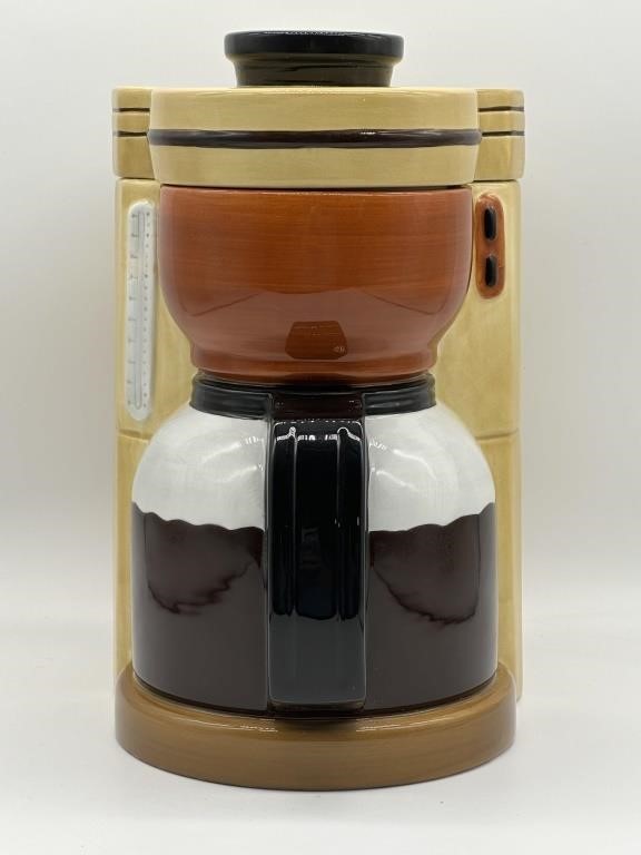 Retro Coffee Maker Cookie Jar by Treasure Craft