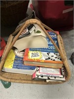 BASKET AND CROSSWORD PUZZLES