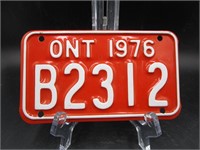 1976 Ontario Diplomatic Plate