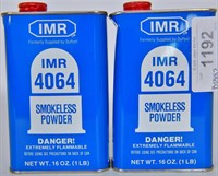Lot of 2 IMR 4064 Smokeless Powder NEW