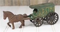 US Mail Cast Iron Horse & Buggy