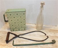 VINTAGE LAUNDRY, ICE TONGS AND MORE