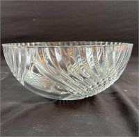 Glass Crystal Serving Bowl