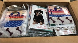 Box of New Dog Sweaters