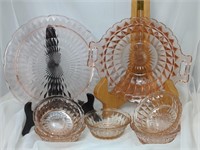 1930s Depression Glass Jeannette Windsor Diamond