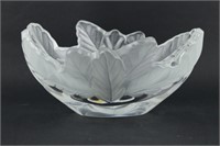 Lalique Oak Leaf "Compiegne" Bowl