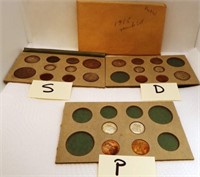 Partial 1955 P, S & D Mint Coin Sets