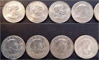 1979, 1980 & 1999 Susan B. Anthony Dollars - Coin