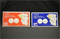 2004 UNCIRCULATED COIN SETS (D&P)