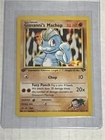 Pokemon Giovanni's Machop (72/133) Gym Challenge