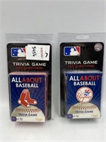 2 SEALED BASEBALL TRIVIA GAMES NEW YORK YANKEES