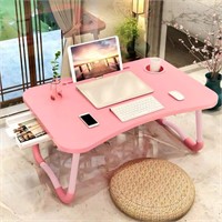 Laptop Bed Table  Foldable Desk with Storage