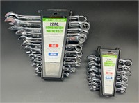 2 NEW PITTSBURG WRENCH SETS (34 PCS)