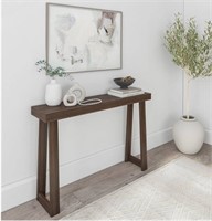 Plank+Beam Solid Wood Console Table, 46.25 Inch,