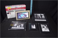 8" Widescreen Digital picture frame and 4 picture