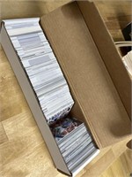 BOX OF 600 plus CURRENT FOOTBALL CARDS WITH