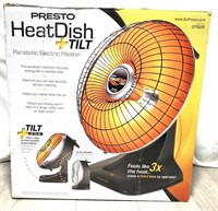 Presto Heat Dish + Tilt Paralobic Electric Heater