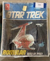 Star trek Romulan, bird of prey model in unopened