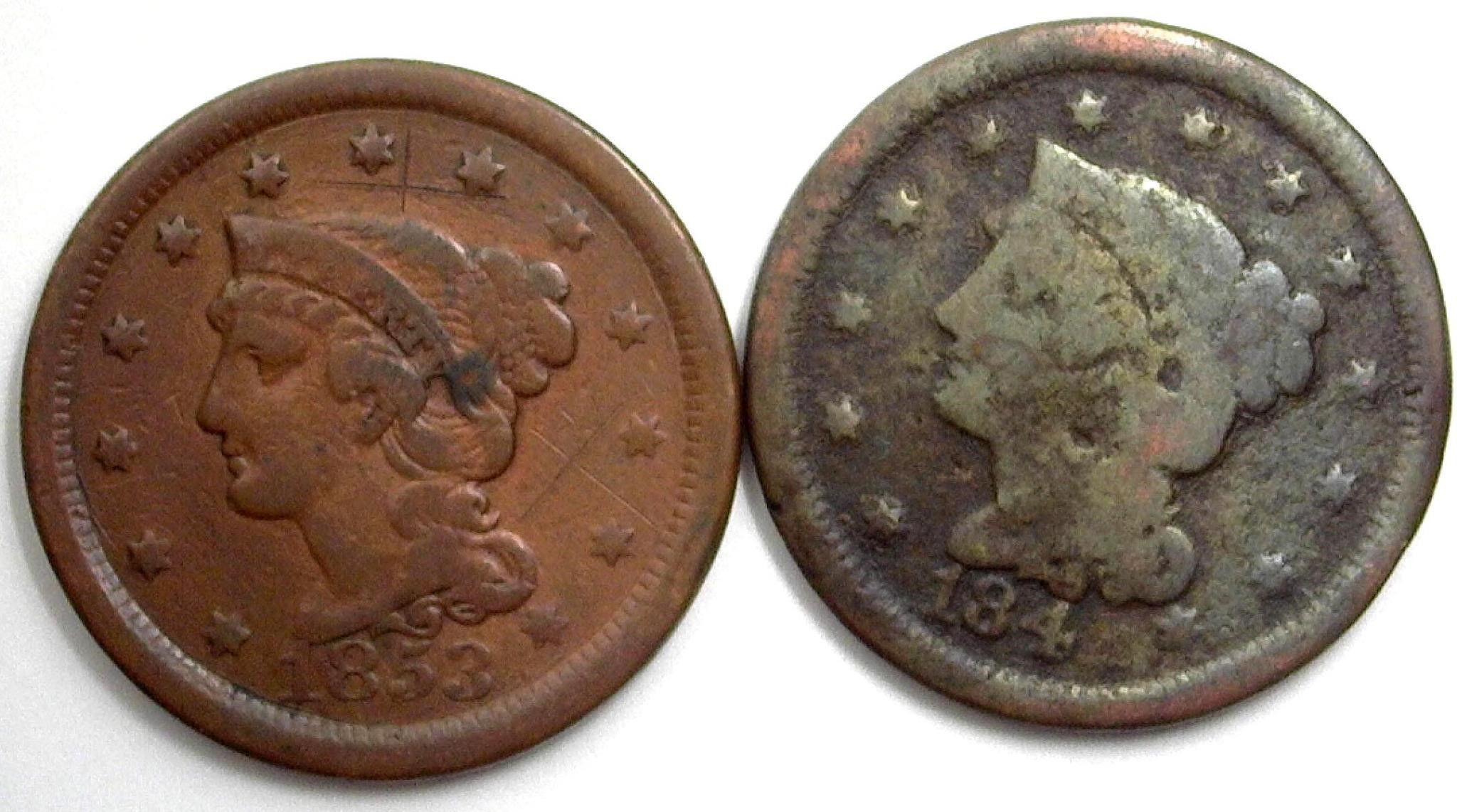184X 1853 Lg Cent