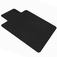 36x48 Black Plastic Chair Mat for Hard Floors