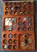 Wood jewelry box full