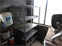 Metal 5 Shelving 3' x 2' x 5't on rollers
