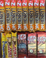14 ASSORTED KING SIZE CHOCOLATE BARS - 12/23