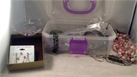 box full of necklaces lighter  bracelet watches