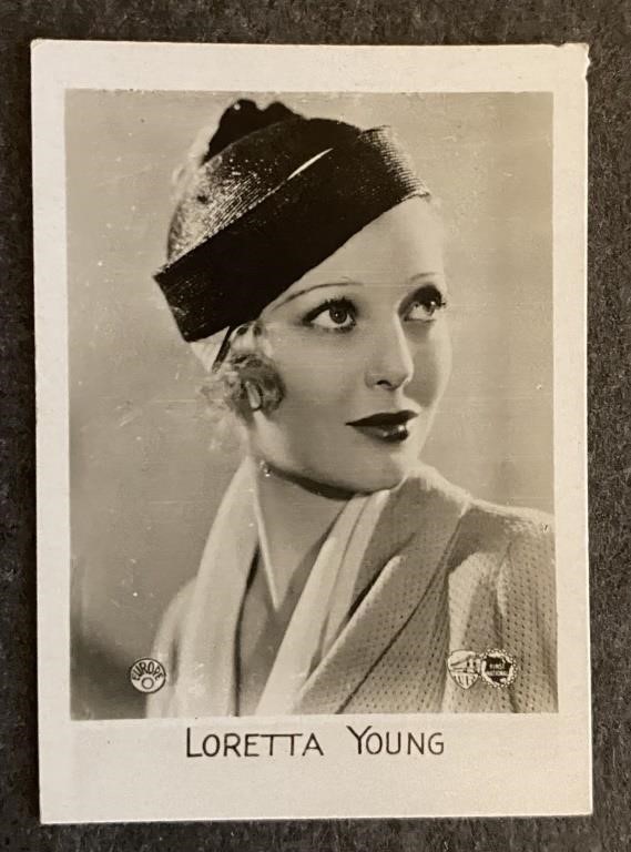 LORETTA YOUNG: ORAMI Tobacco Card (1931)