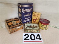 vintage boxes & tins